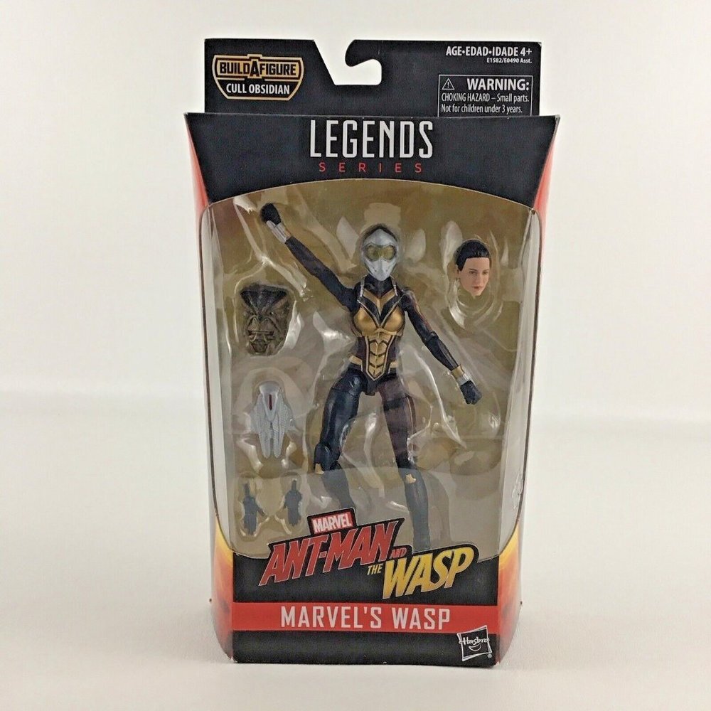 Marvel Legends Series Build A Figure Cull Obsidian Antman Wasp New Hasbro Toy